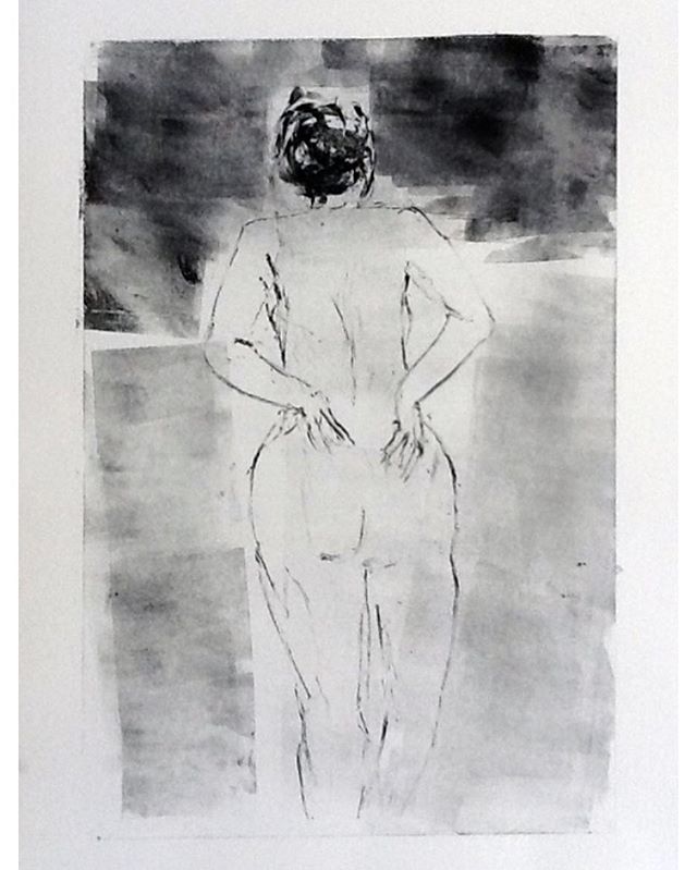 New pieces up on the website under the “shop” button  #pdxart #monotype #figuredrawing