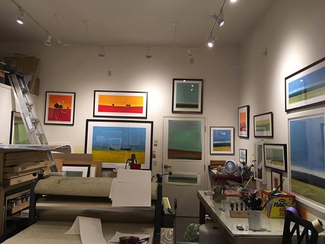 Studio sale today from 10-4pm in conjunction with Clinton st fair! 15% or more off much artwork! 2507 SE Clinton #original art sale, Portland artists #monotypes#clinton/division st Fair